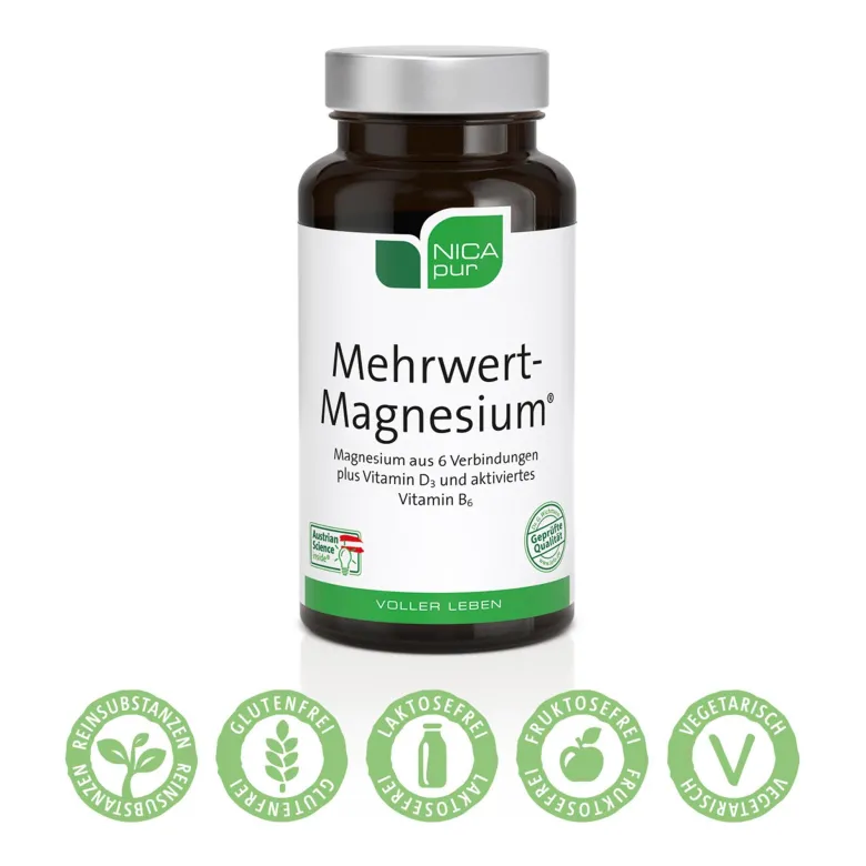 NICApur Mehrwert-Magnesium Kapseln, 60 St