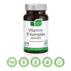 NICApur Vitamin-B-Komplex aktiviert Kapseln, 60 St
