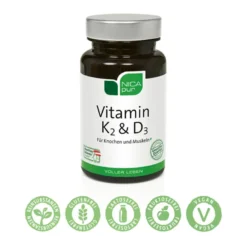 NICApur Vitamin K2 & D3 Kapseln, 60 St
