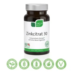 NICApur Zinkcitrat 30 Kapseln, 60 St