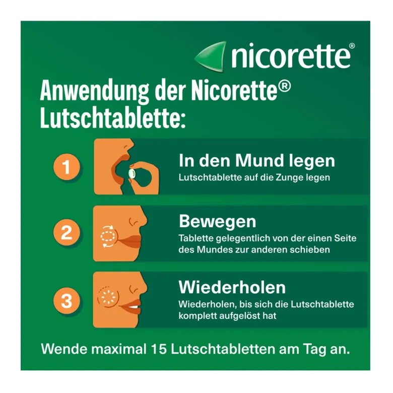 Nicorette Fruit 2 mg Lutschtabletten gepresst, 80 St