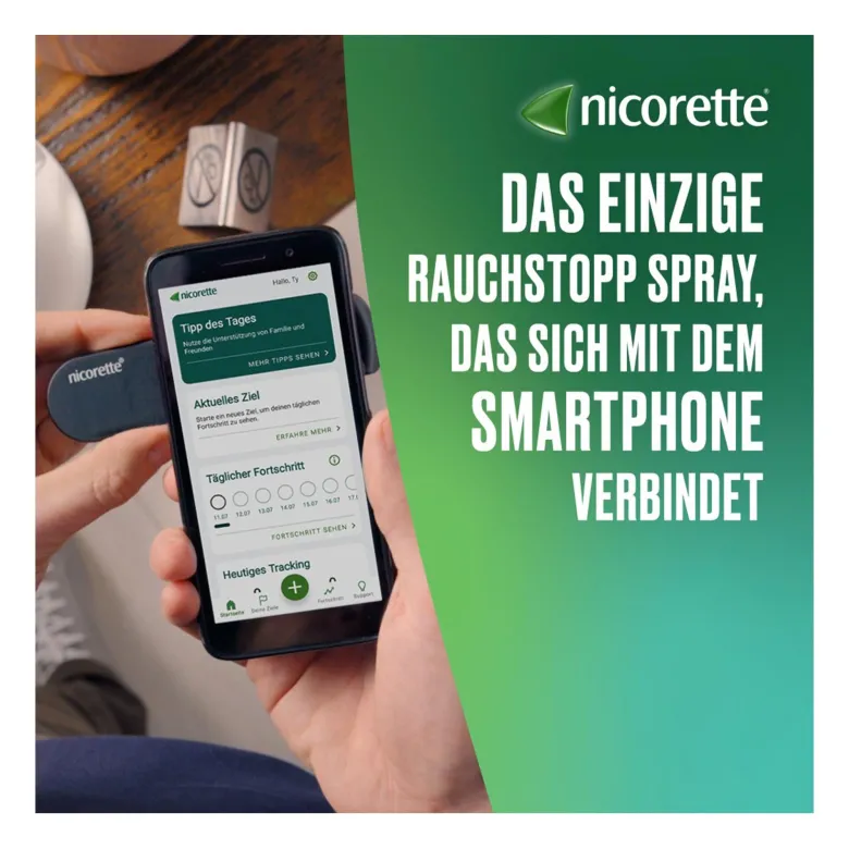 Nicorette Fruit & Mint Spray 1 mg/Sprühstoß, 2 St