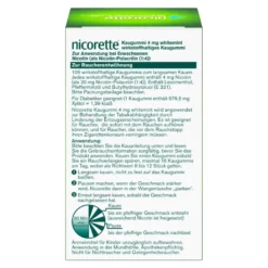Nicorette Kaugummi whitemint 4 mg, 105 St