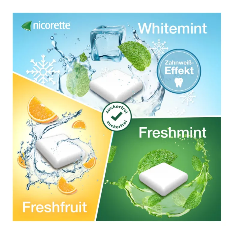 Nicorette Kaugummi whitemint 4 mg, 105 St