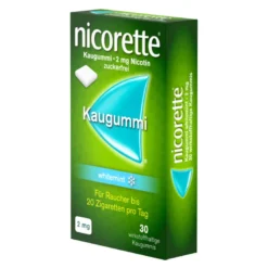 Nicorette Kaugummi whitemint 2 mg Nikotin, 30 St