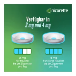 Nicorette Lutschtabletten 2 mg Nikotin, 80 St
