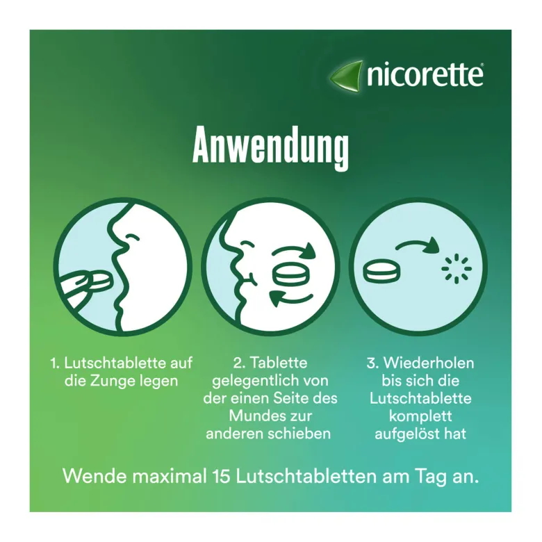 Nicorette Lutschtabletten 4 mg Nikotin, 80 St