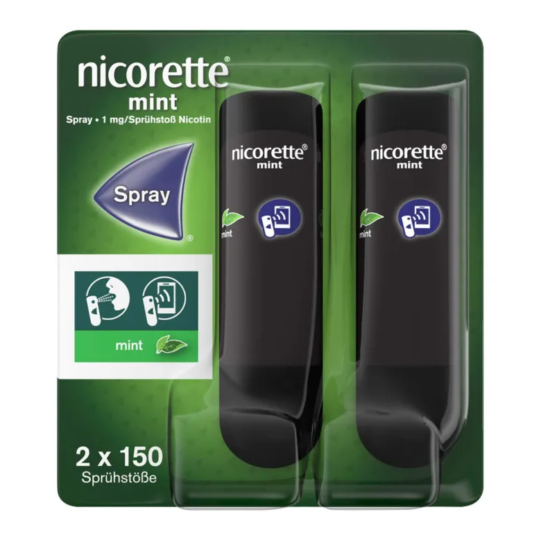 Nicorette Mint Spray 1 mg/Sprühstoß, 2 St