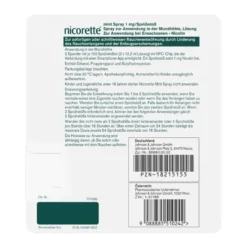Nicorette Mint Spray 1 mg/Sprühstoß, 2 St