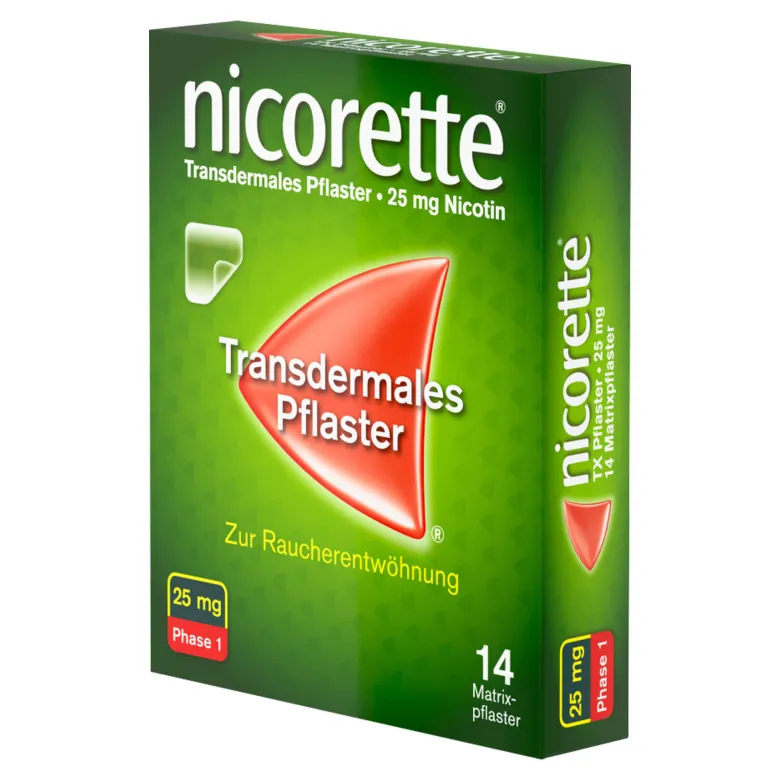 Nicorette Nikotinpflaster 25 mg Nikotin, 14 St