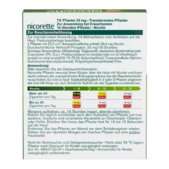 Nicorette Nikotinpflaster 25 mg Nikotin, 14 St