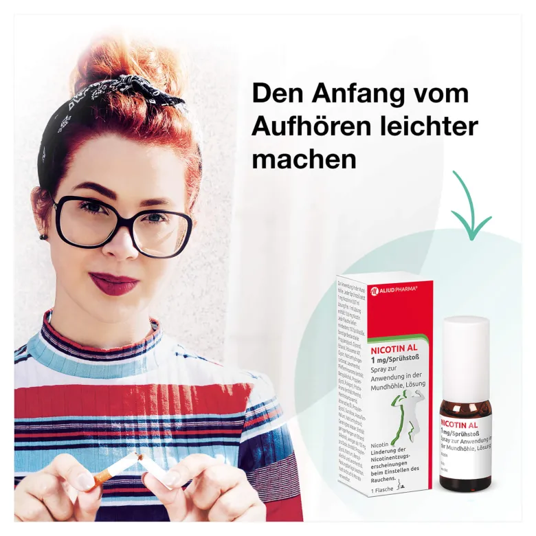 Nicotin AL Spray 1 mg/Sprühstoß, 2 St