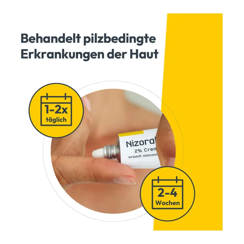 Nizoral 2% Hautpilz Creme, 30 g