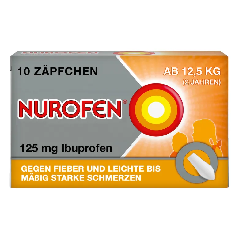Nurofen Junior 125mg Zäpfchen, 10 St