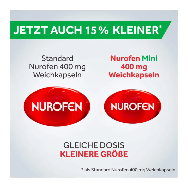 Nurofen Mini 400 mg Weichkapseln, 20 St