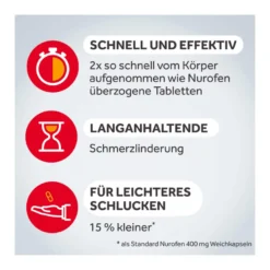Nurofen Mini 400 mg Weichkapseln, 20 St