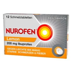 Nurofen Schmelztabletten Lemon bei Kopfschmerzen 200 mg, 12 St