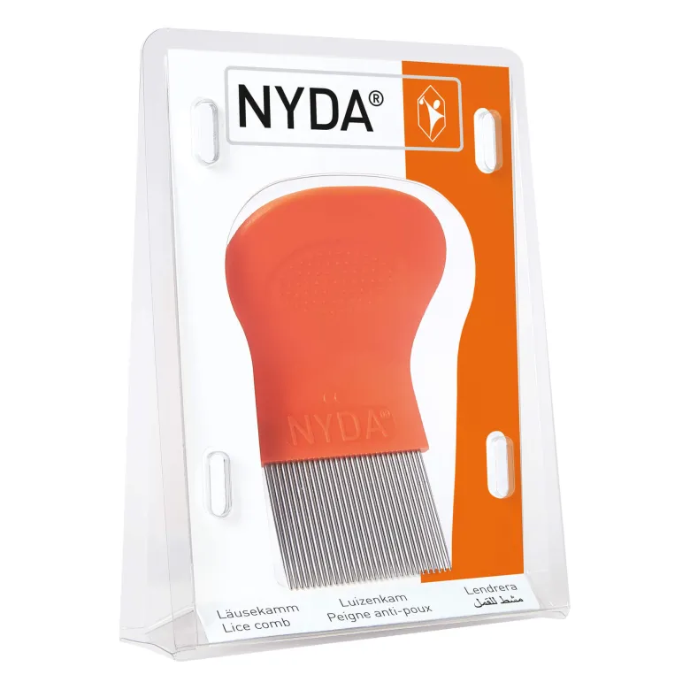 NYDA Läuse- und Nissenkamm Metall, 1 St