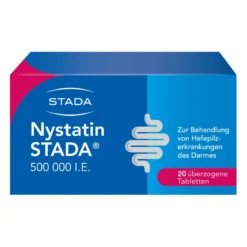Nystatin Stada 500.000 I.E. Überzogene Tabletten, 20 St