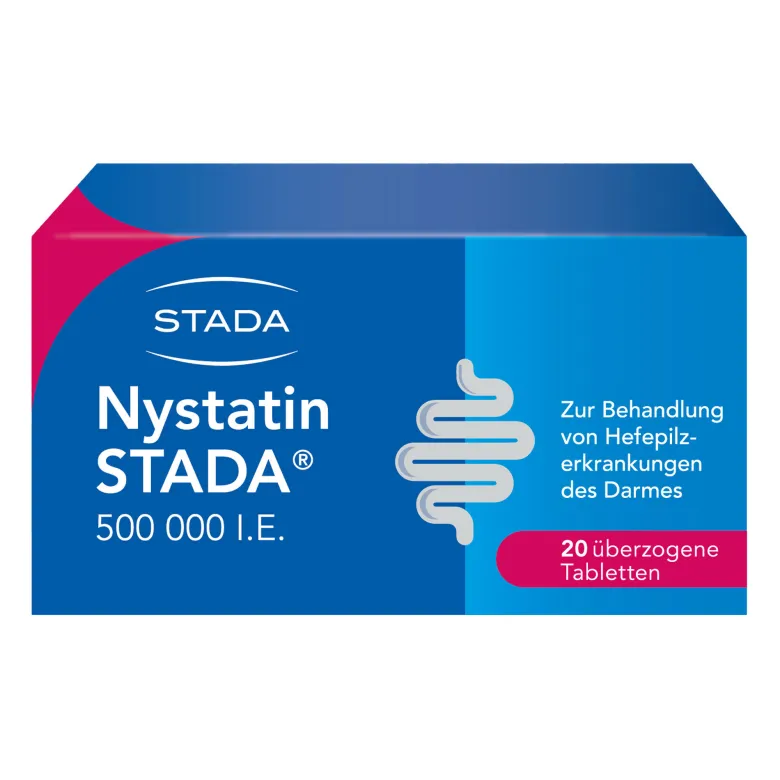 Nystatin Stada 500.000 I.E. Überzogene Tabletten, 20 St