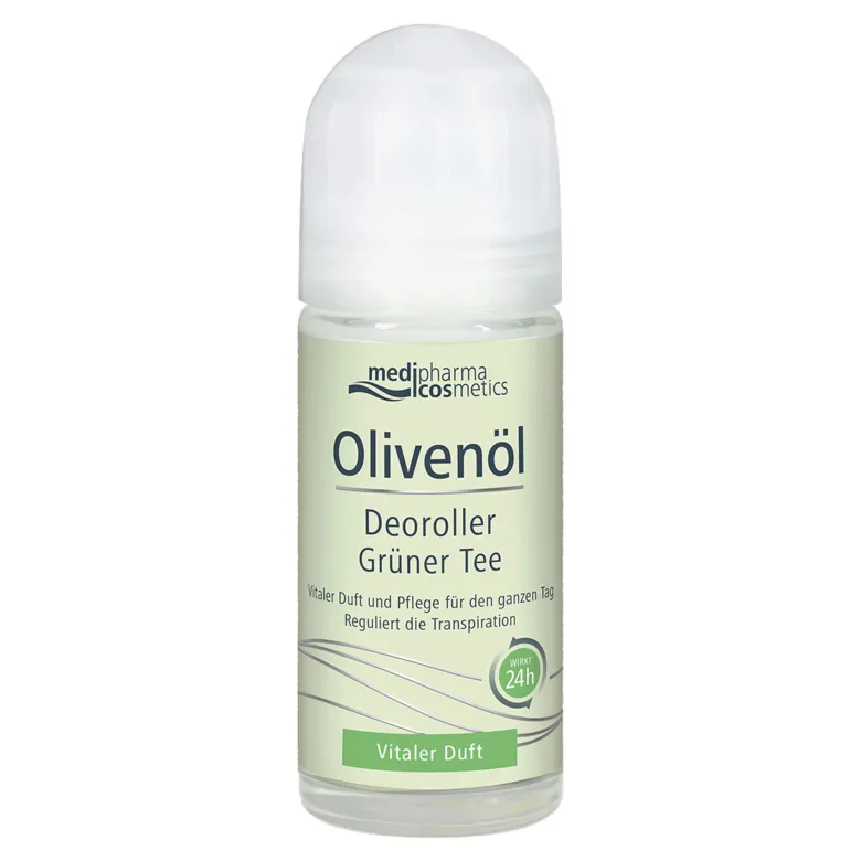 Olivenöl Deoroller Grüner Tee, 50 ml
