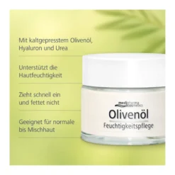 Olivenöl Feuchtigkeitspflege Creme, 50 ml