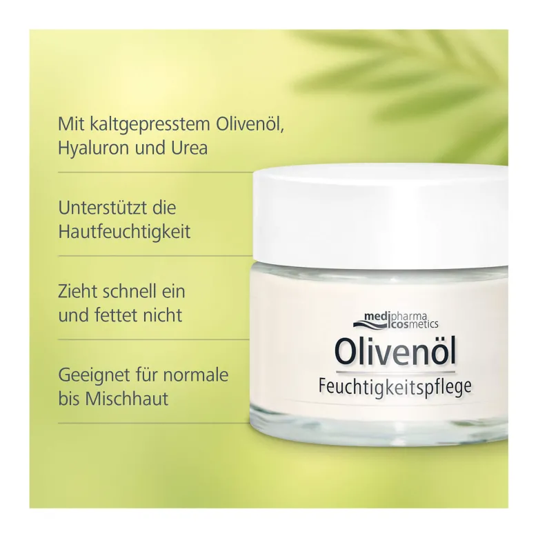 Olivenöl Feuchtigkeitspflege Creme, 50 ml