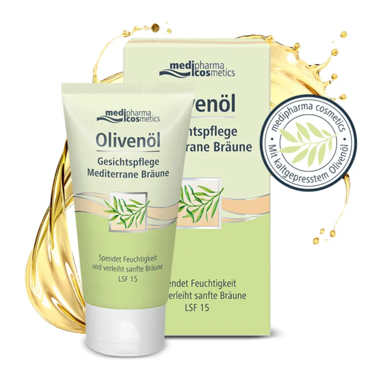 Olivenöl Gesichtspflege Mediterrane Bräune, 50 ml