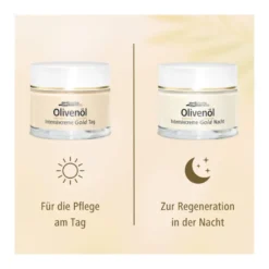 Olivenöl Intensivcreme Gold Zell-Aktiv Nachtcreme, 50 ml