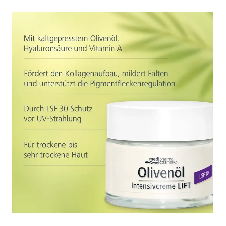 Olivenöl Intensivcreme LIFT LSF 30, 50 ml