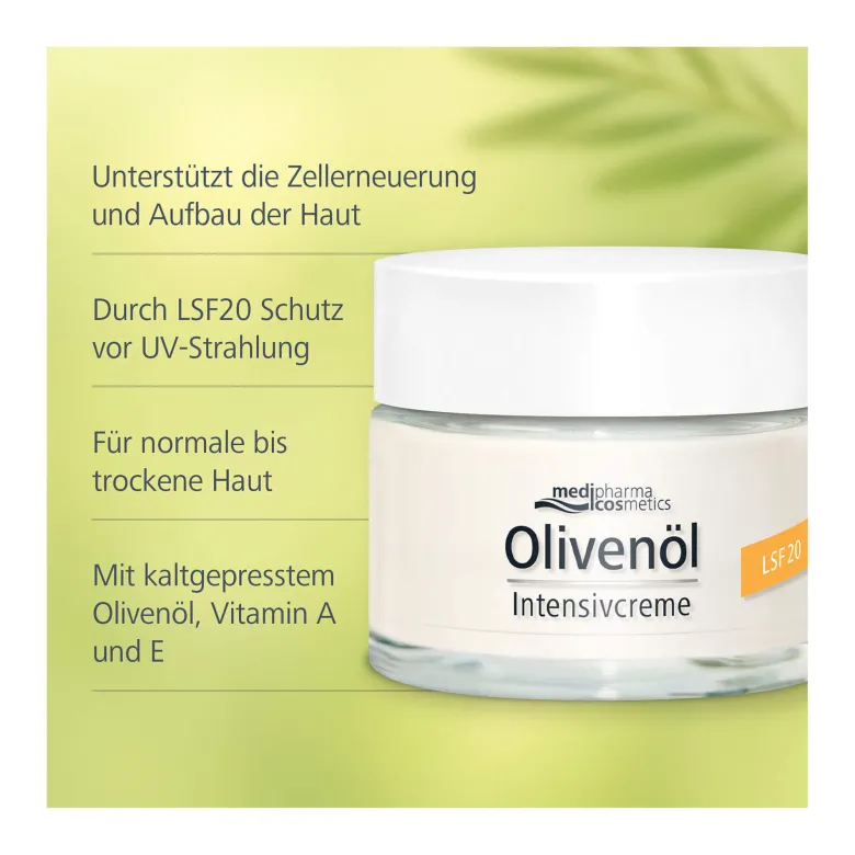 Olivenöl Intensivcreme LSF 20, 50 ml