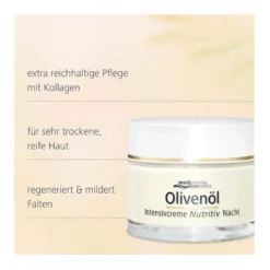 Olivenöl Intensivcreme Nutritiv Nachtcreme, 50 ml