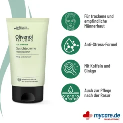 Olivenöl Per Uomo Gesichtscreme, 50 ml