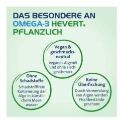 Omega-3 Hevert pflanzliche Weichkapseln, 120 St