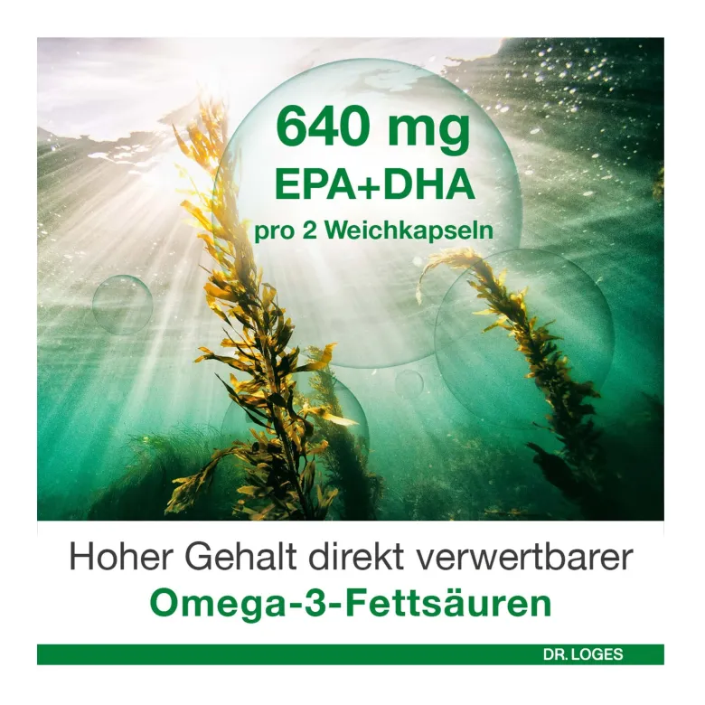 Omega 3-Loges pflanzlich Kapseln, 120 St
