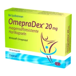 OmepraDex 20 mg Magensaftresistente Hartkapseln, 14 St