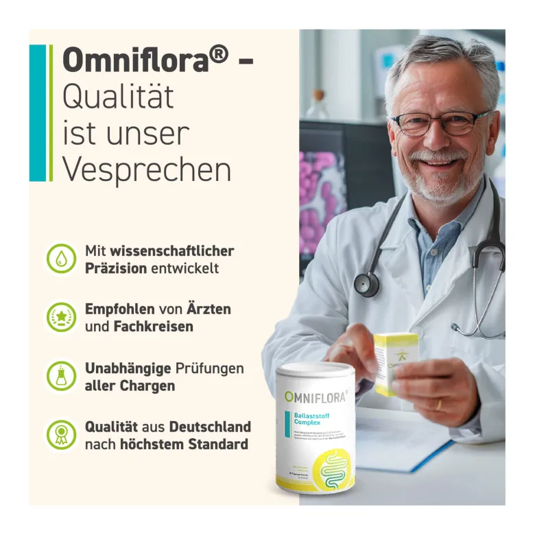 Omniflora Ballaststoff Complex+Niacin glutenfrei, 360 g