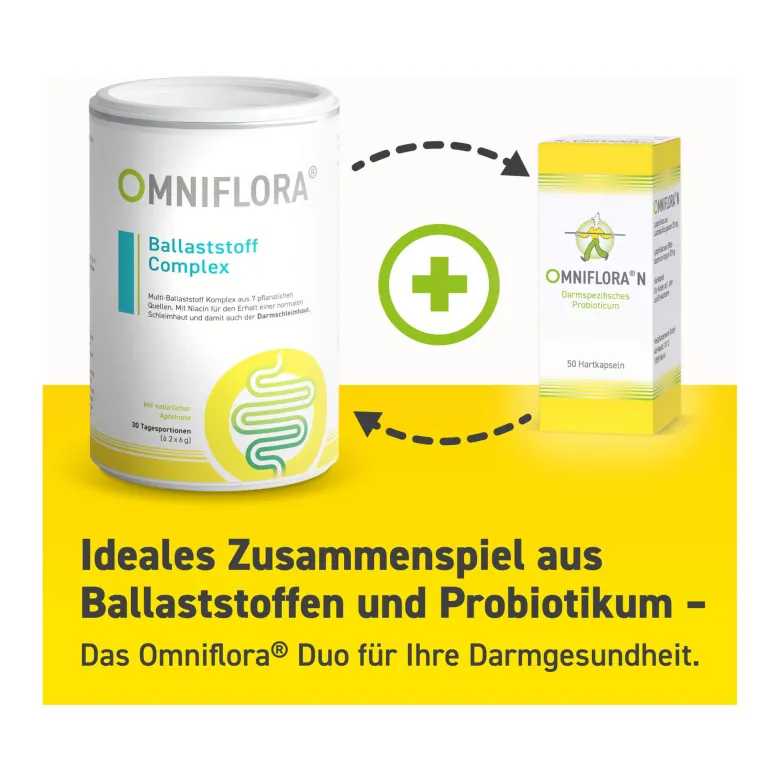 Omniflora Ballaststoff Complex+Niacin glutenfrei, 360 g