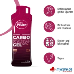 Omni-Power Carbo Hydro Gel Pro neutral, 75 g