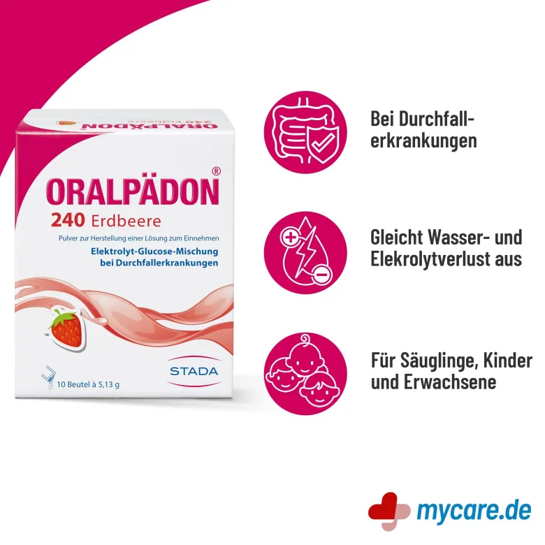 Oralpädon 240 Erdbeere Beutel, 10 St