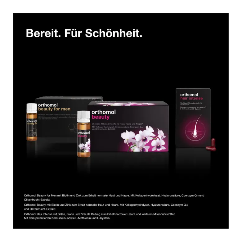 Orthomol beauty for men Trinkampullen, 30 St