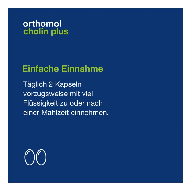 Orthomol Cholin Plus Kapseln, 60 St