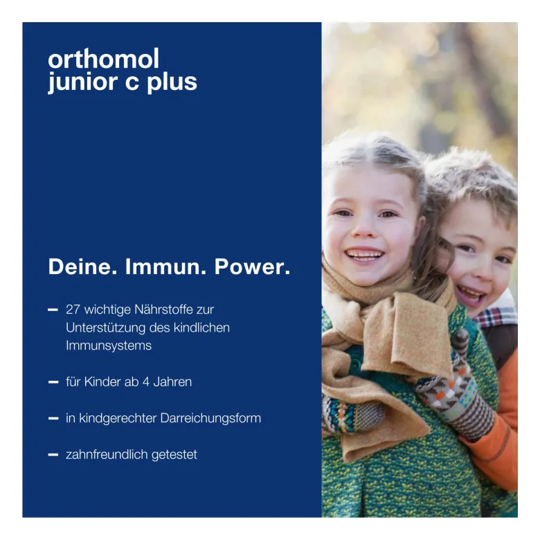 Orthomol Junior C plus Kautabletten Mandarine/Orange, 30 St