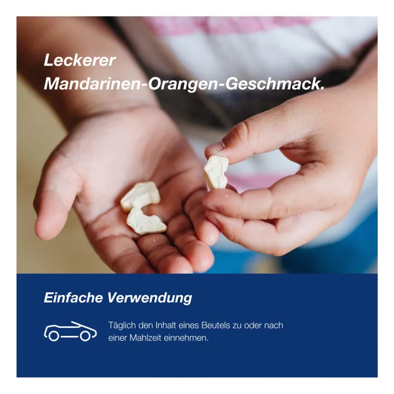 Orthomol Junior C plus Kautabletten Mandarine/Orange, 30 St