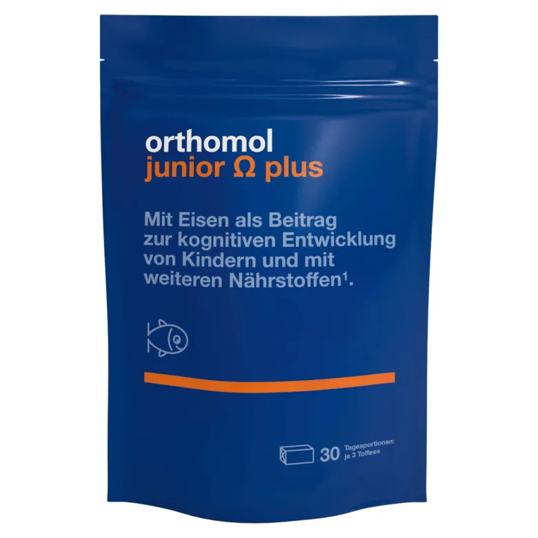 Orthomol Junior Omega plus Kaudragees, 90 St
