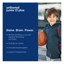 Orthomol Junior Omega plus Kaudragees, 90 St