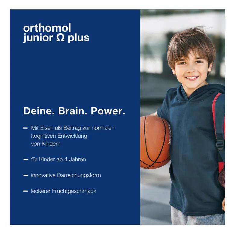 Orthomol Junior Omega plus Kaudragees, 90 St