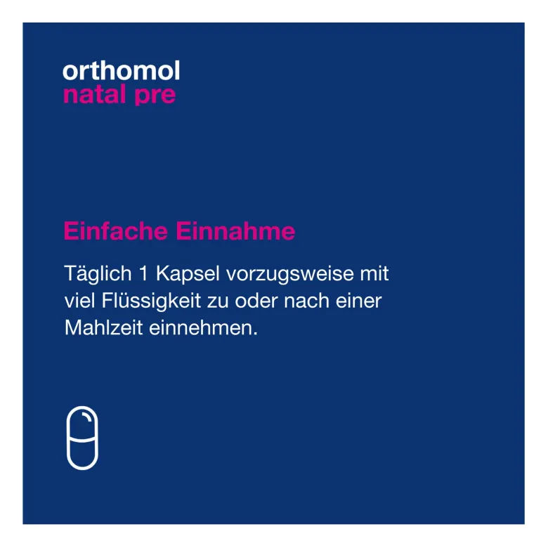 Orthomol natal pre Kapseln, 30 St