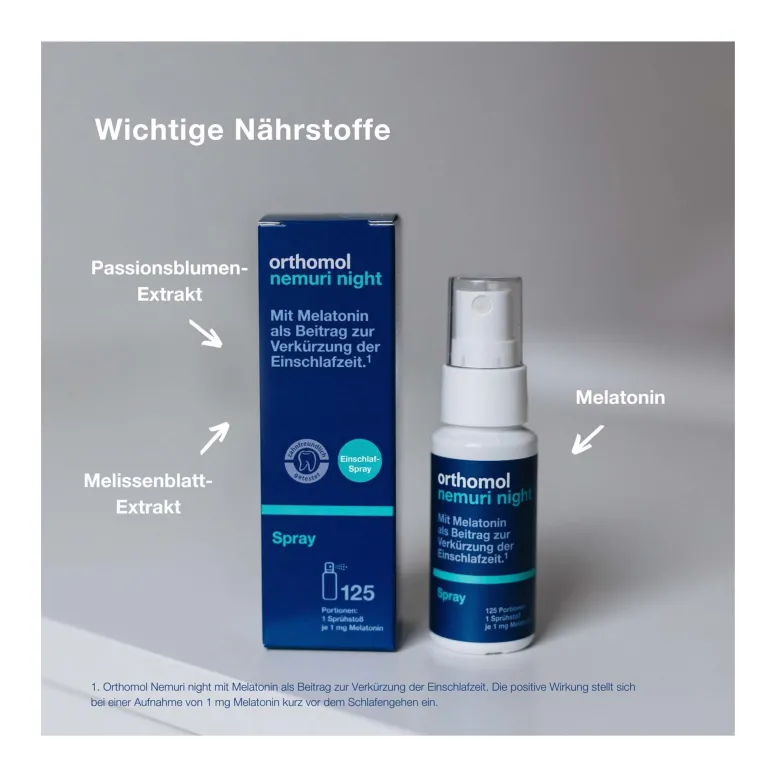 Orthomol nemuri night Spray, 25 ml
