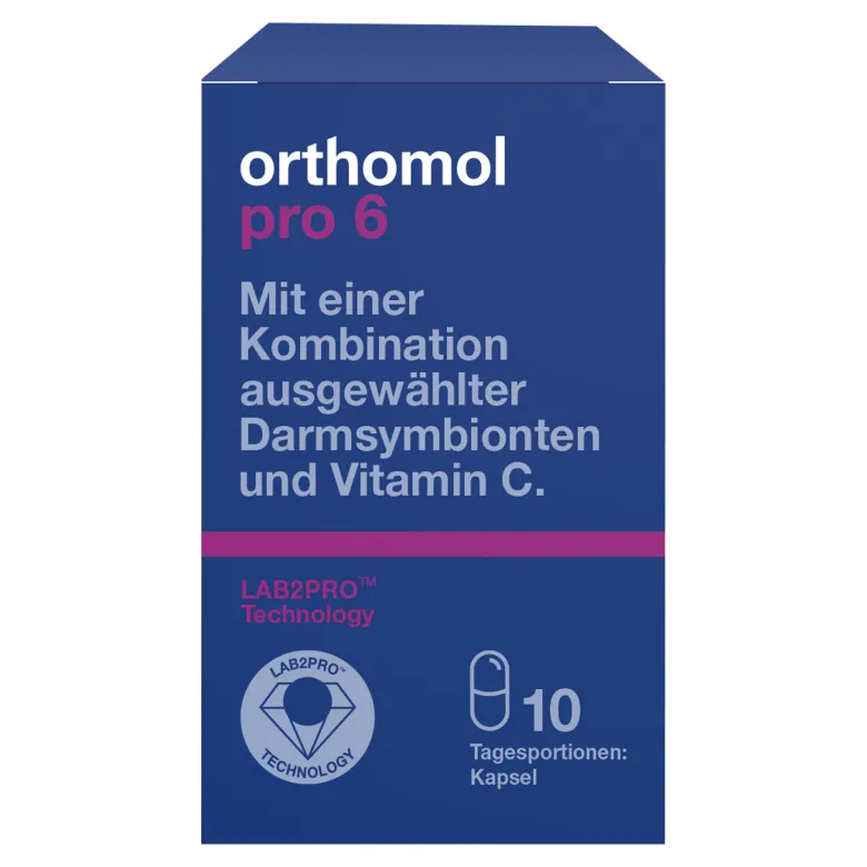Orthomol Pro 6 Kapseln, 10 St